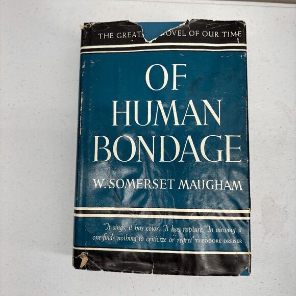 W. Somerset Maugham OF HUMAN BONDAGE Book Club Ed. Dust Jacket Hardcover 1936 - Picture 1 of 6